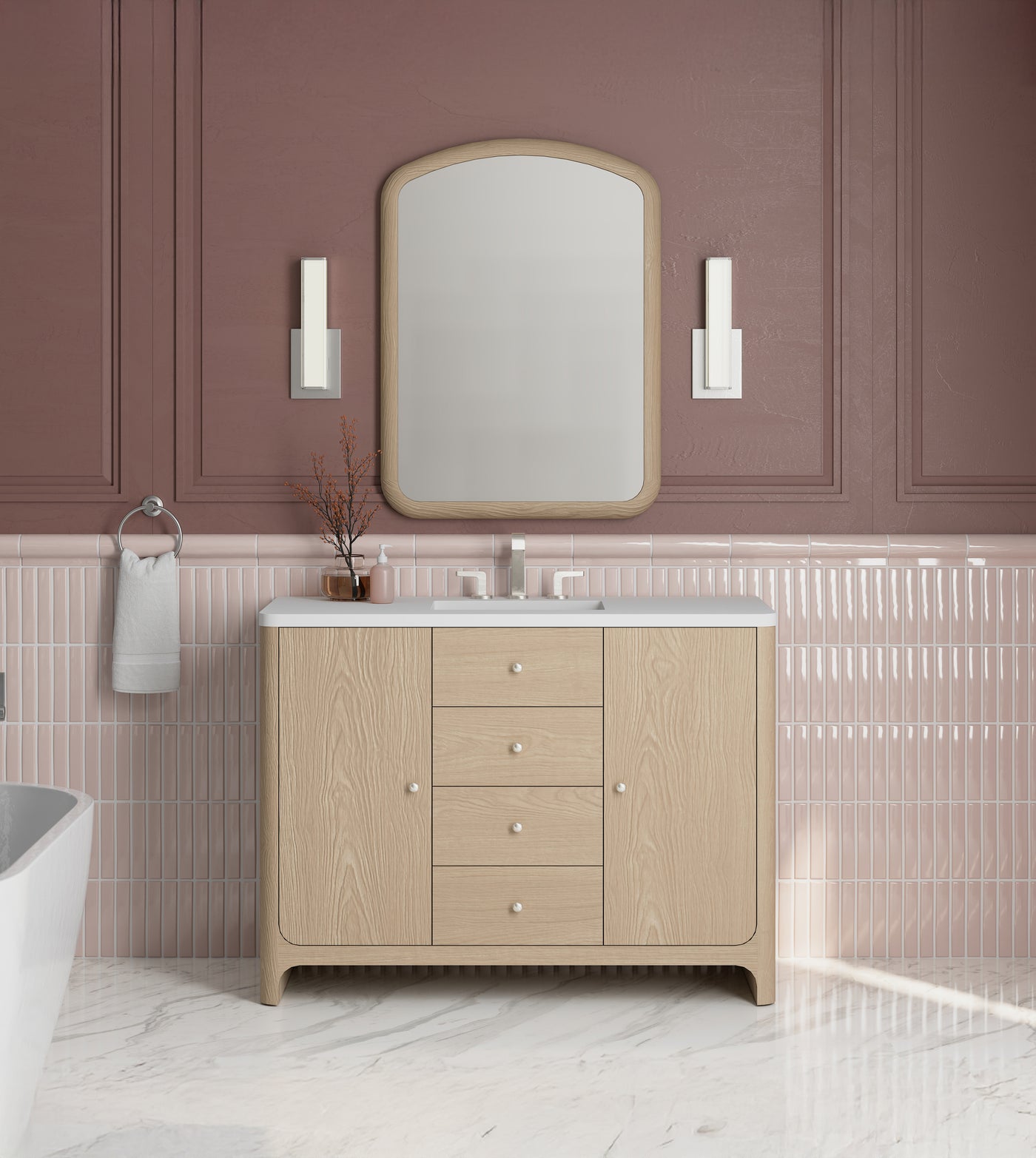 James Martin Gracyn 48" Single Bathroom Vanity, Coastal Driftwood, view 25
