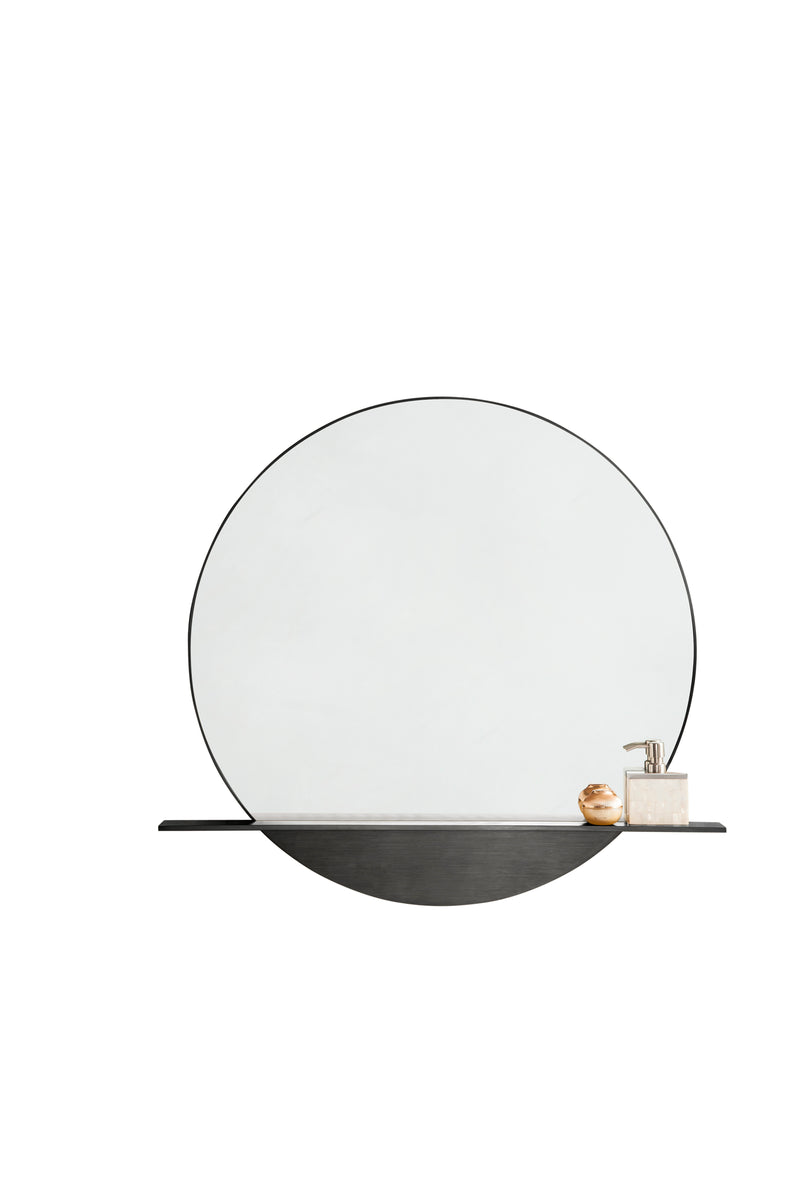 James Martin Platform 36" Mirror, Modern Iron