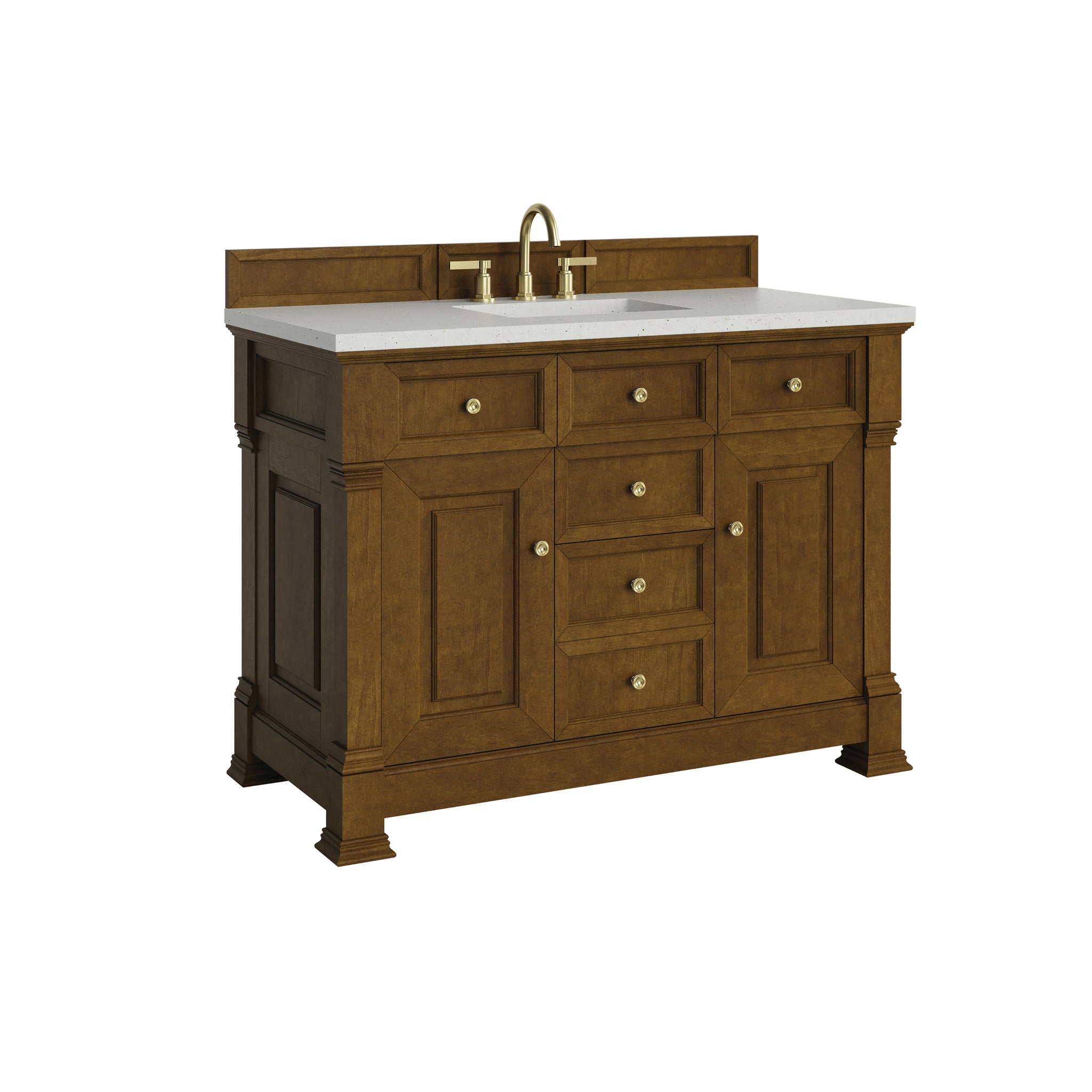 James Martin Brookfield 48" Single Bathroom Vanity, Honey Oak, view 23