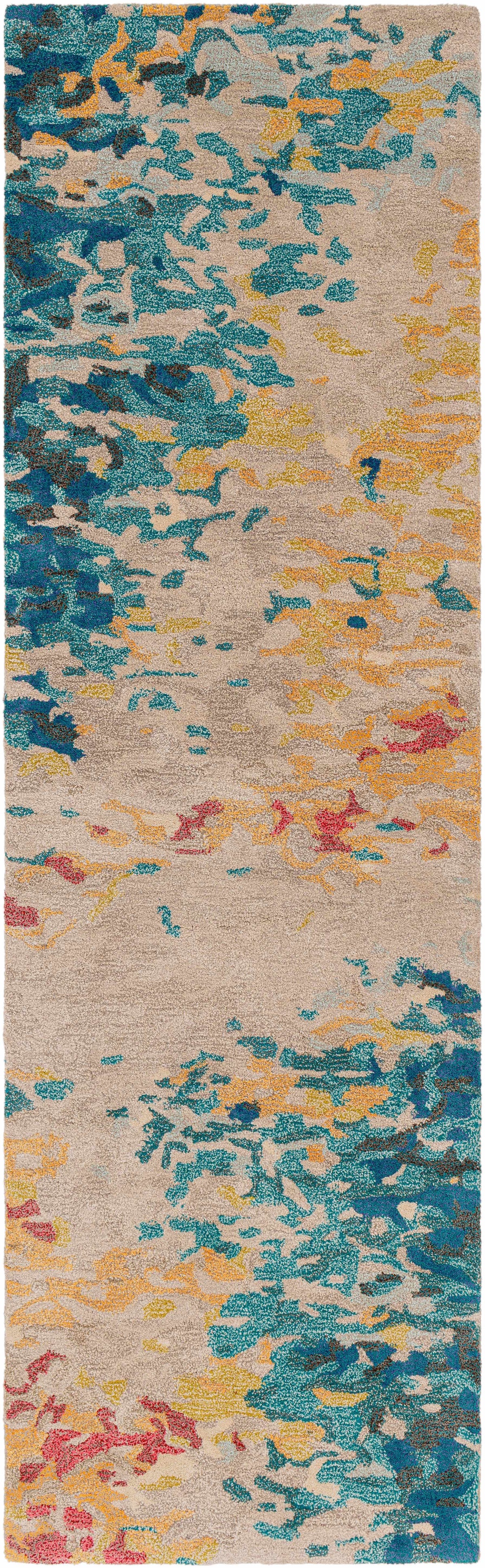 Bualan Stone Pattern Wool Blend Rug - Clearance, photo 3 of 10