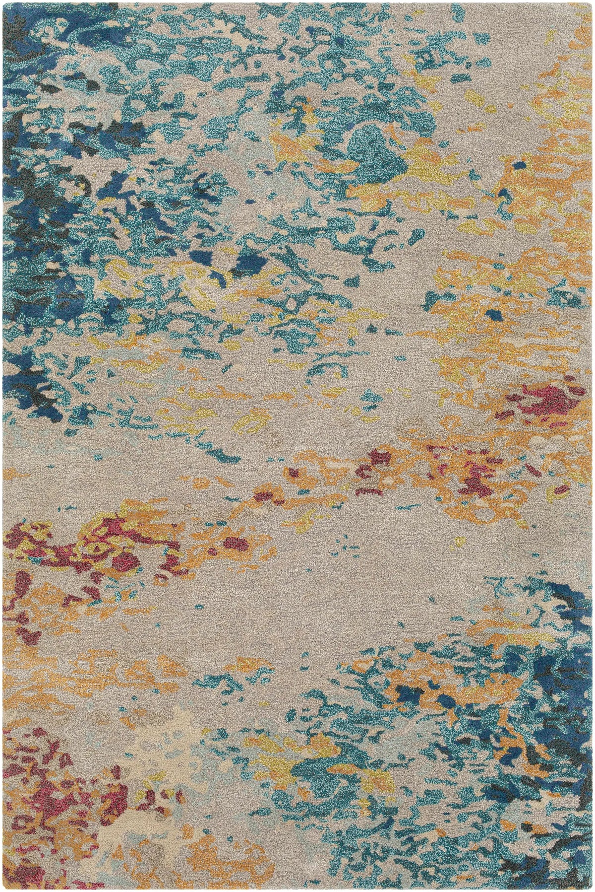 Bualan Stone Pattern Wool Blend Rug - Clearance, photo 7 of 10