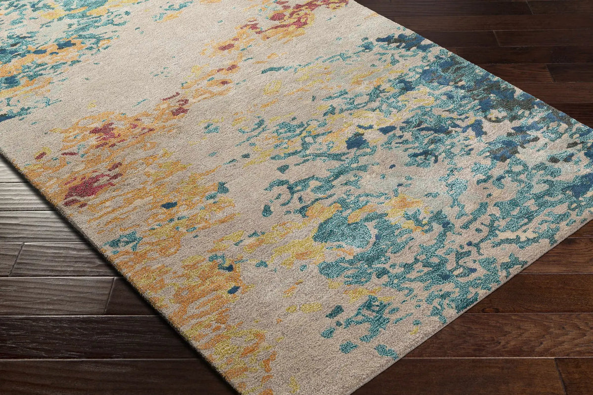 Bualan Stone Pattern Wool Blend Rug - Clearance, photo 8 of 10