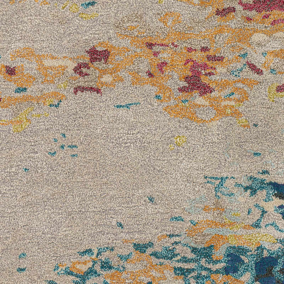 Bualan Stone Pattern Wool Blend Rug - Clearance, sample swatch