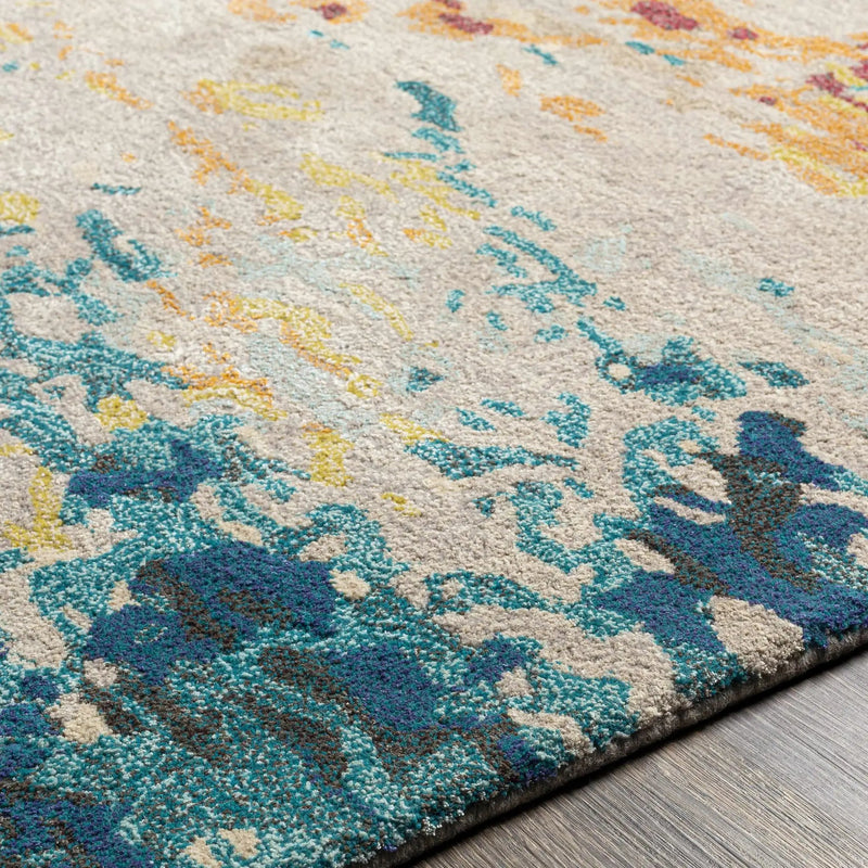 Bualan Stone Pattern Wool Blend Rug - Clearance by Boutique Rugs