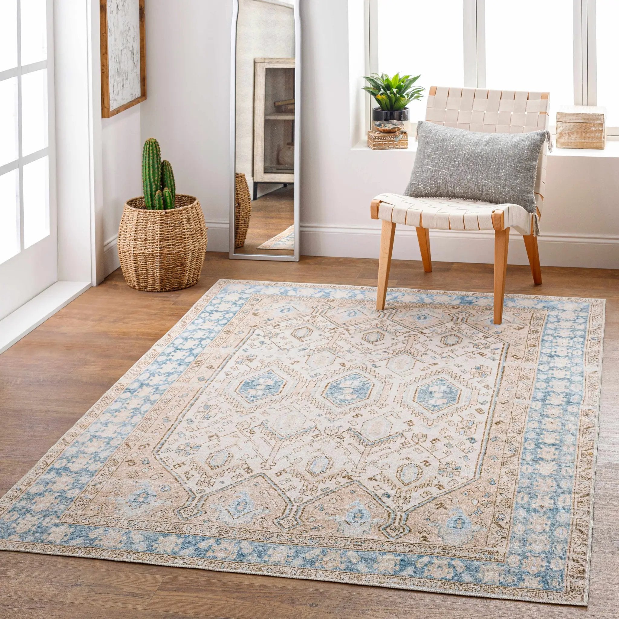 Buayan Washable Area Rug - Clearance by Boutique Rugs