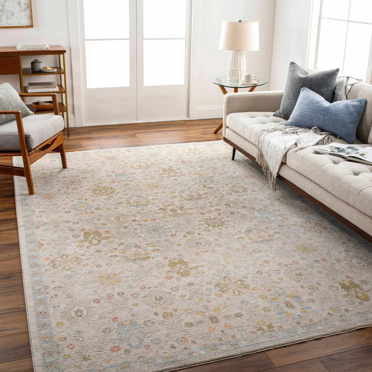 Burcu Thick Luxe Area Rug - Clearance, installed in a room