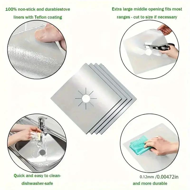Burner Covers - Non-Stick Metal Reusable by House Of Avana