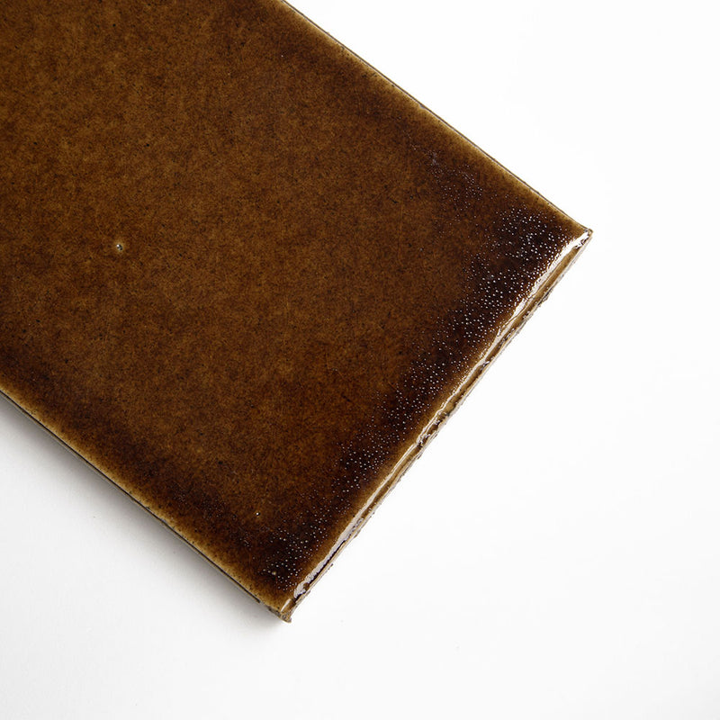 Burnt Caramel Glossy Ceramic Tiles 3 5/8x7 5/8 Ceramic Glossy 4x8 Tiles — 2