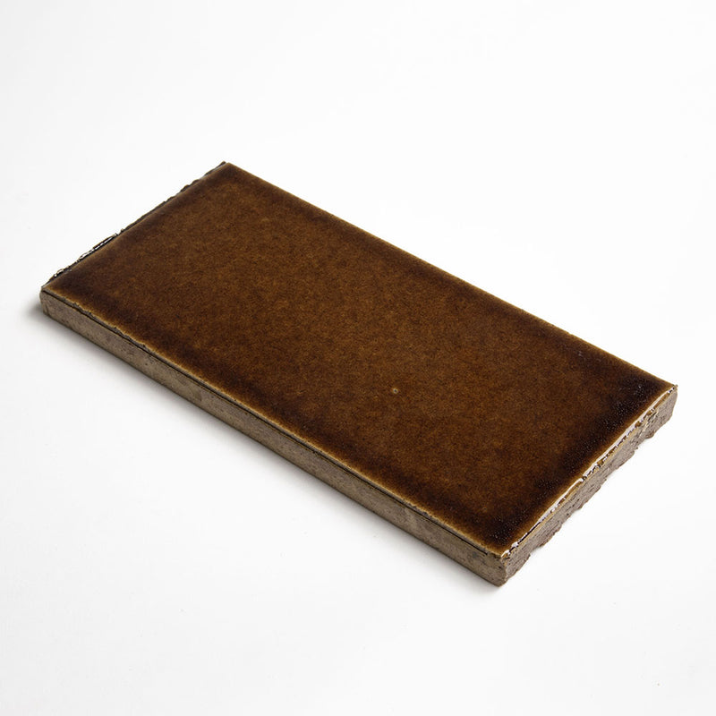 Burnt Caramel Glossy Ceramic Tiles 3 5/8x7 5/8 Ceramic Glossy 4x8 Tiles — 3