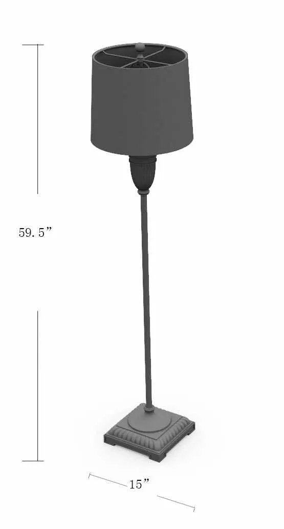 Butazon Floor Lamp by Boutique Rugs