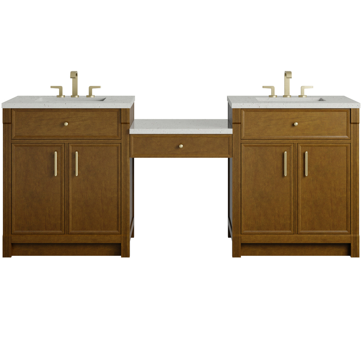 James Martin Bellshire 84" Double Bathroom Vanity, Honey Oak, view 11