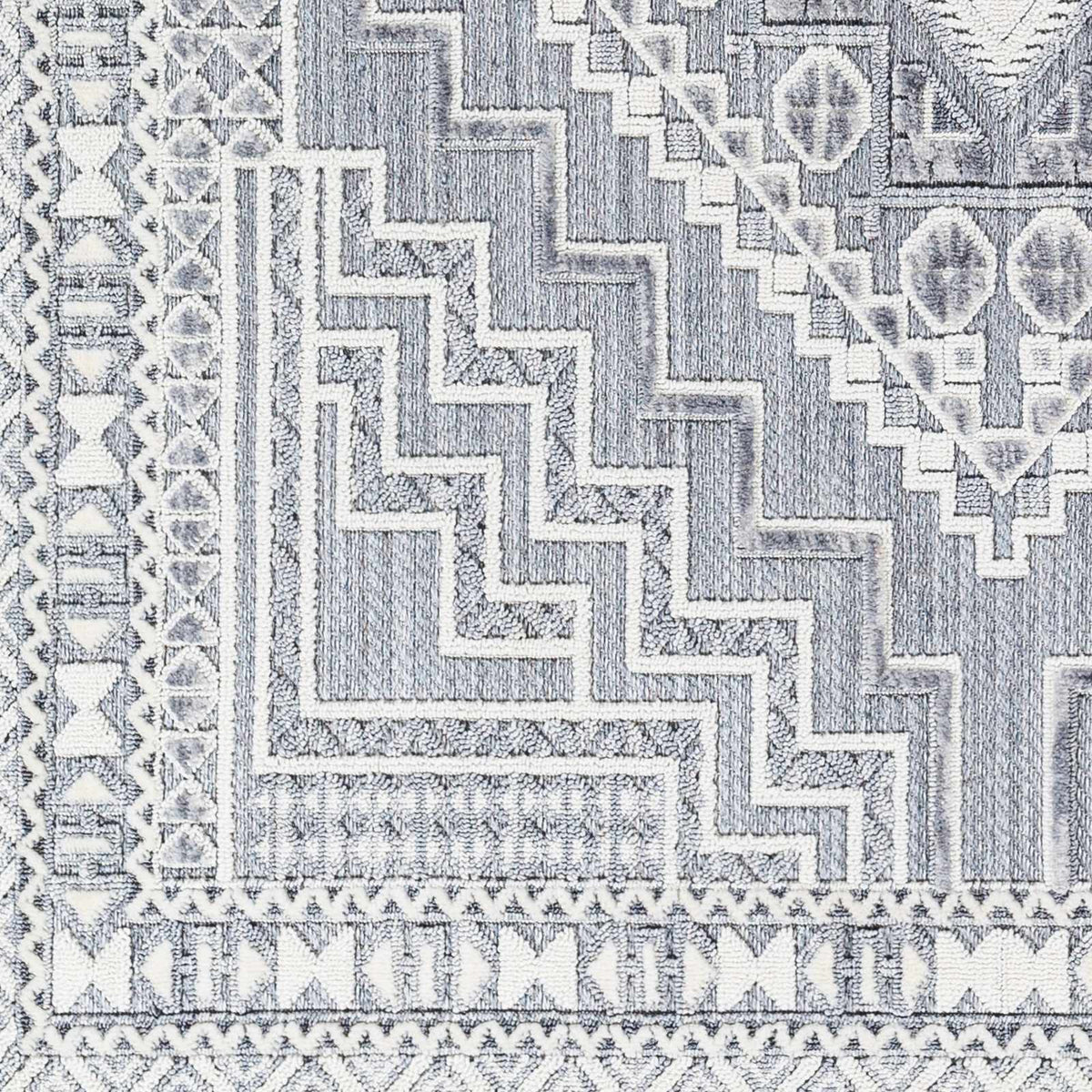 Alya Charcoal Textured Area Rug, sample swatch