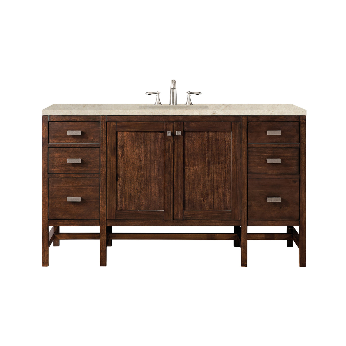 James Martin Addison 60" Single Bathroom Vanity, Mid-Century Acacia, view 28