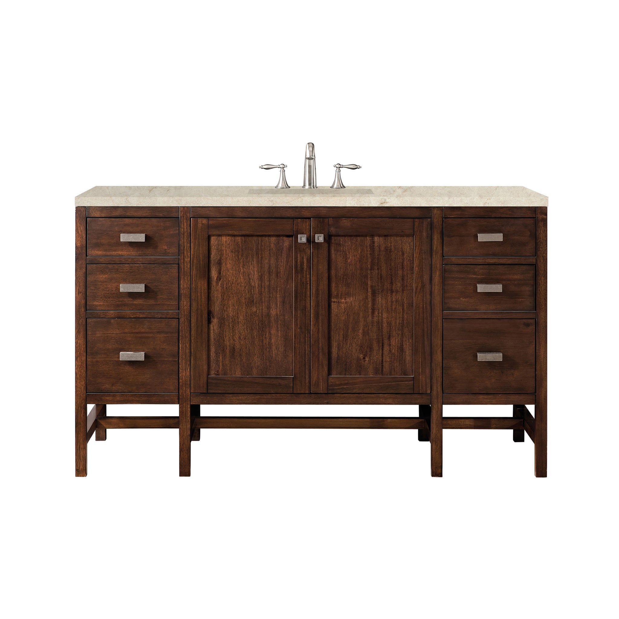 James Martin Addison 60" Single Bathroom Vanity, Mid-Century Acacia, view 28