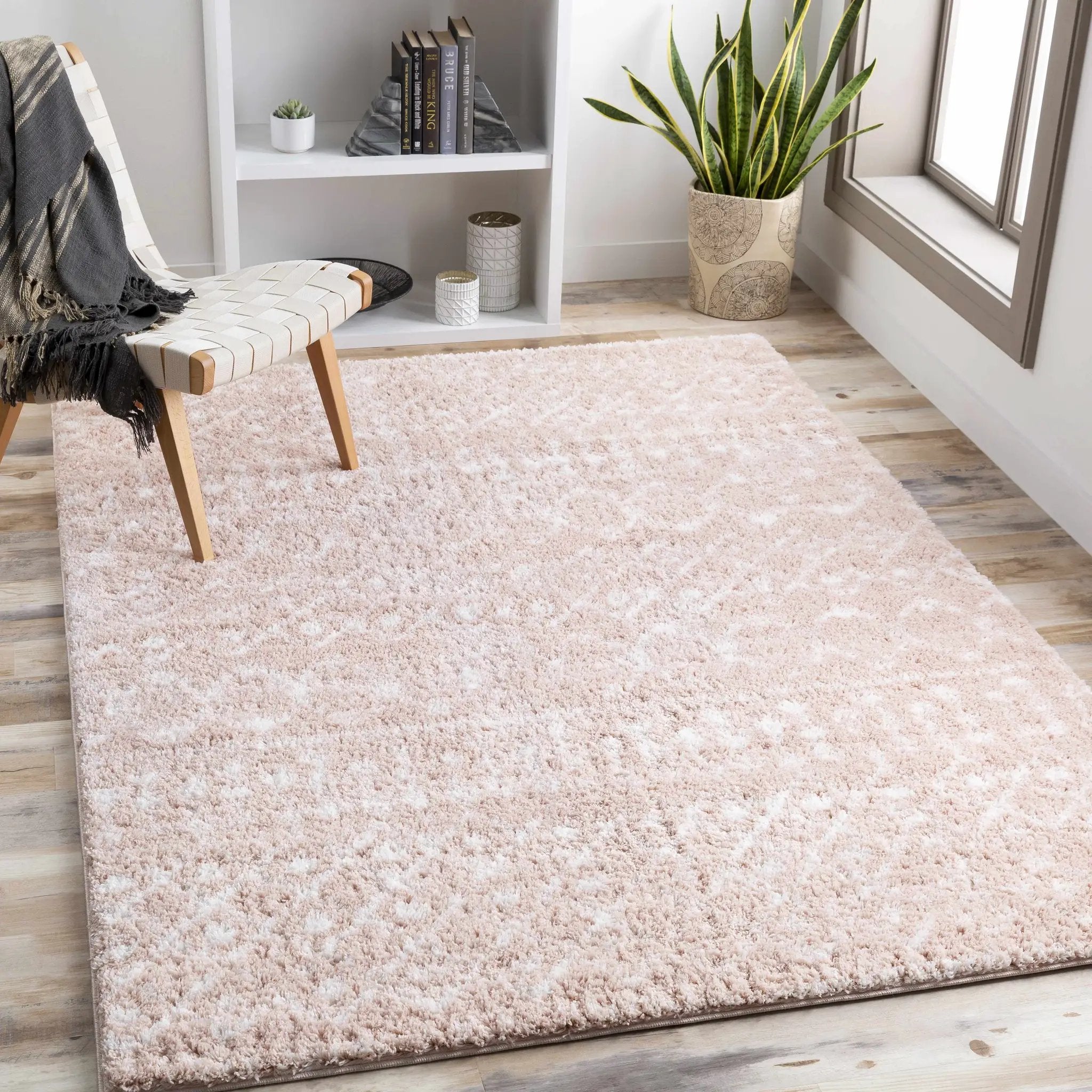 Blush Plush Area Rug by Boutique Rugs