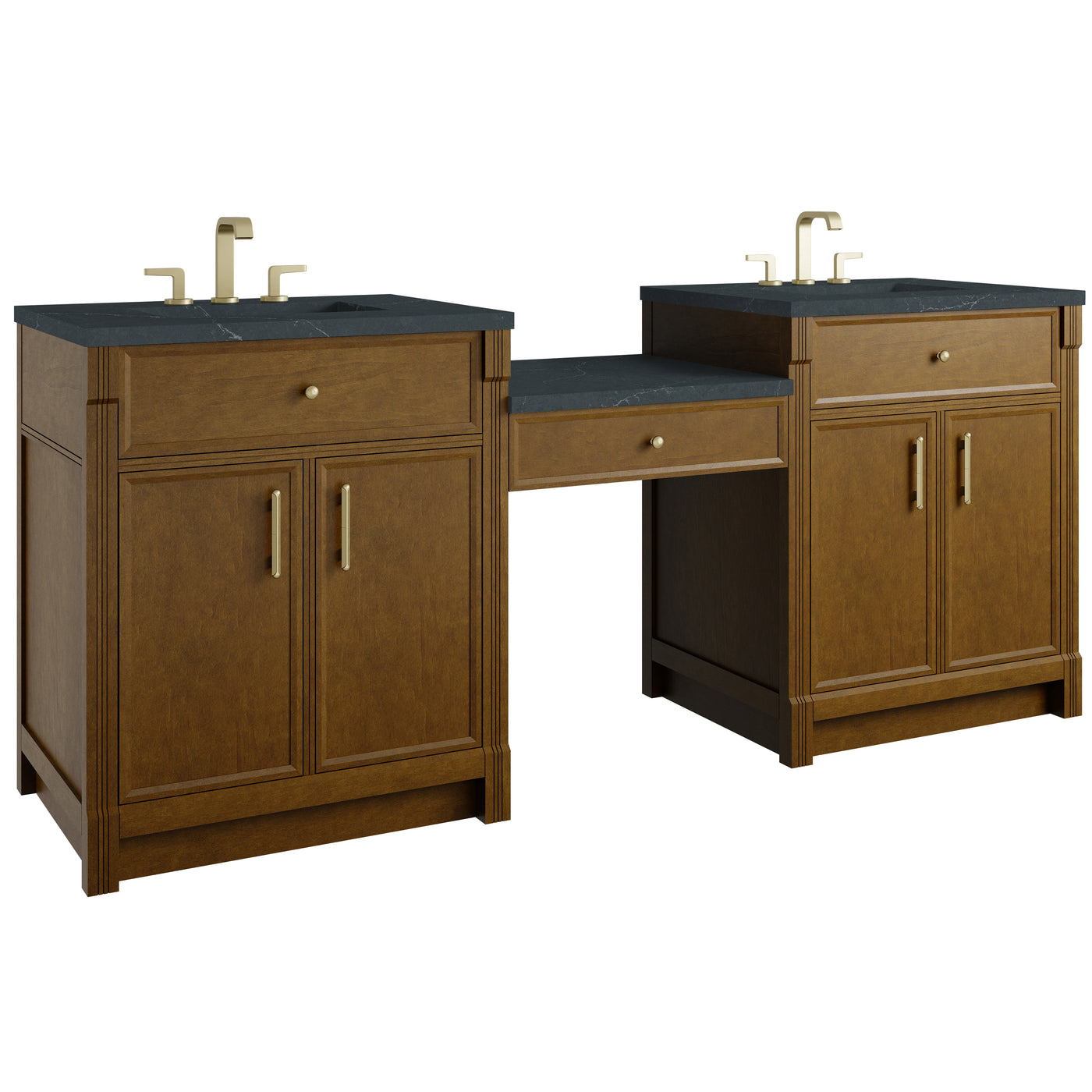 James Martin Bellshire 84" Double Bathroom Vanity, Honey Oak, view 29