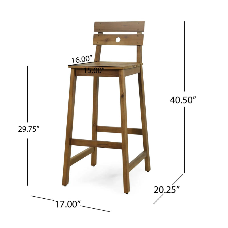 Ashlyn Barstool Set of 2 by HouseOfZazla