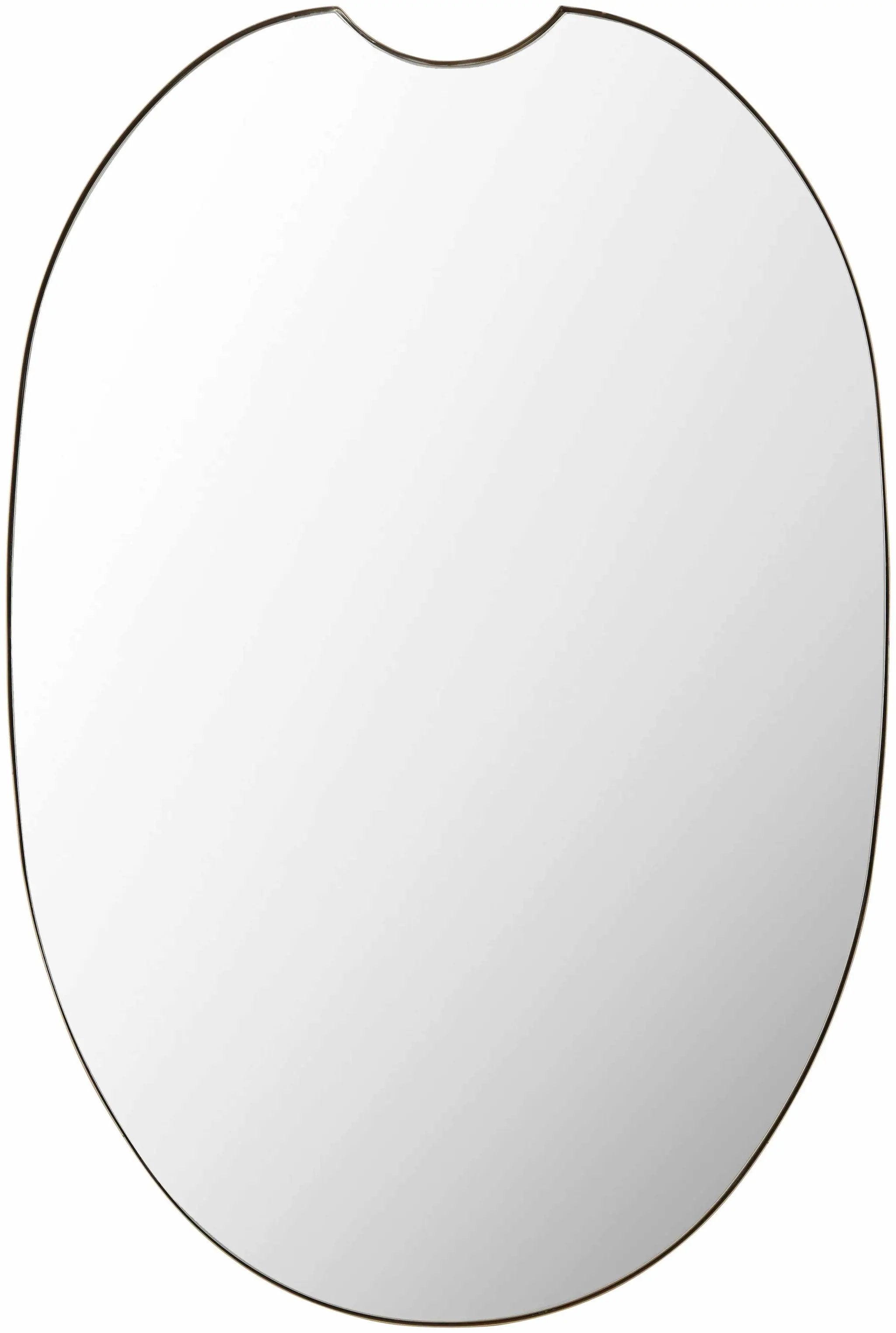 Escaudain Contemporary Gold Mirror - Clearance by Boutique Rugs