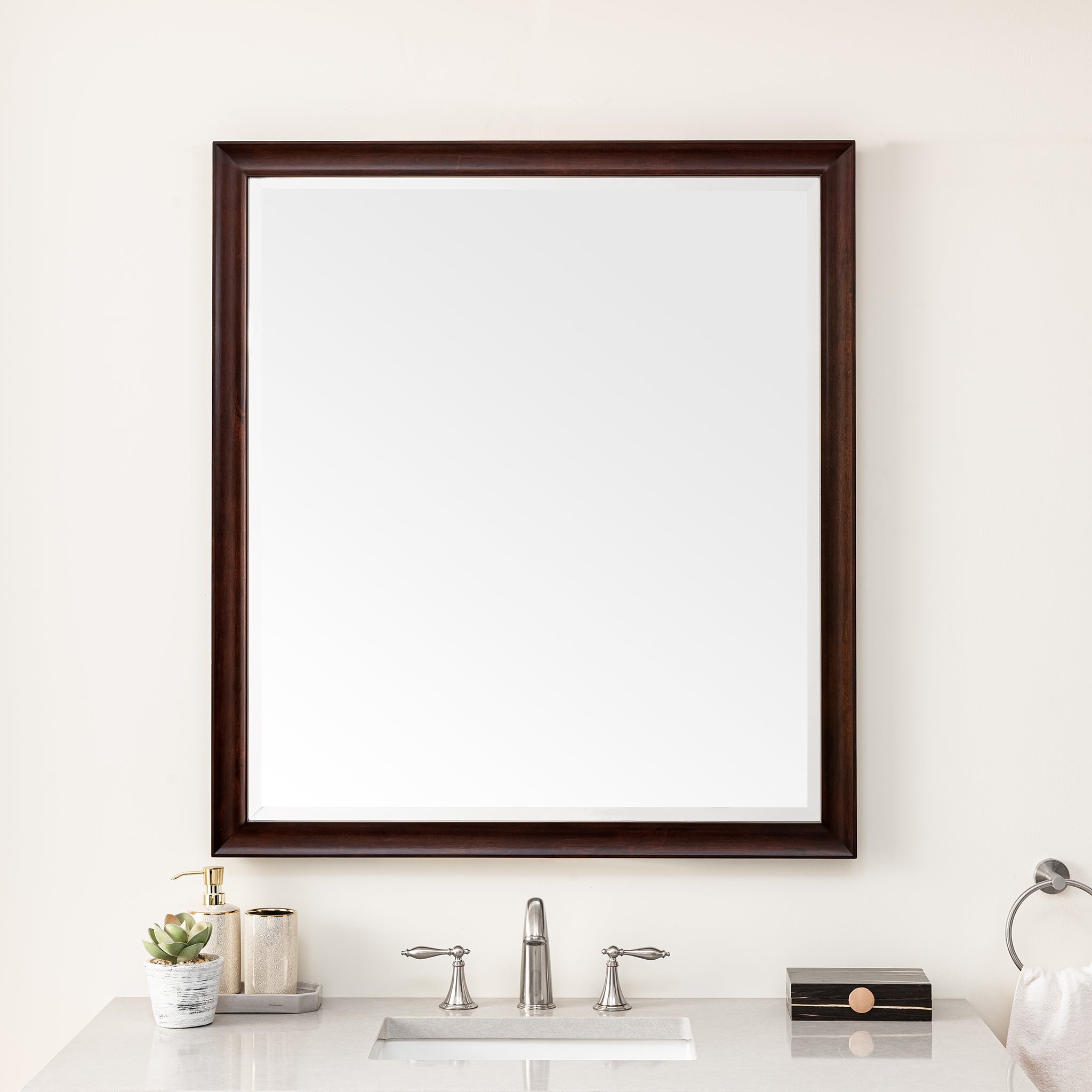 James Martin Glenbrooke 36" Mirror, Burnished Mahogany, view 3
