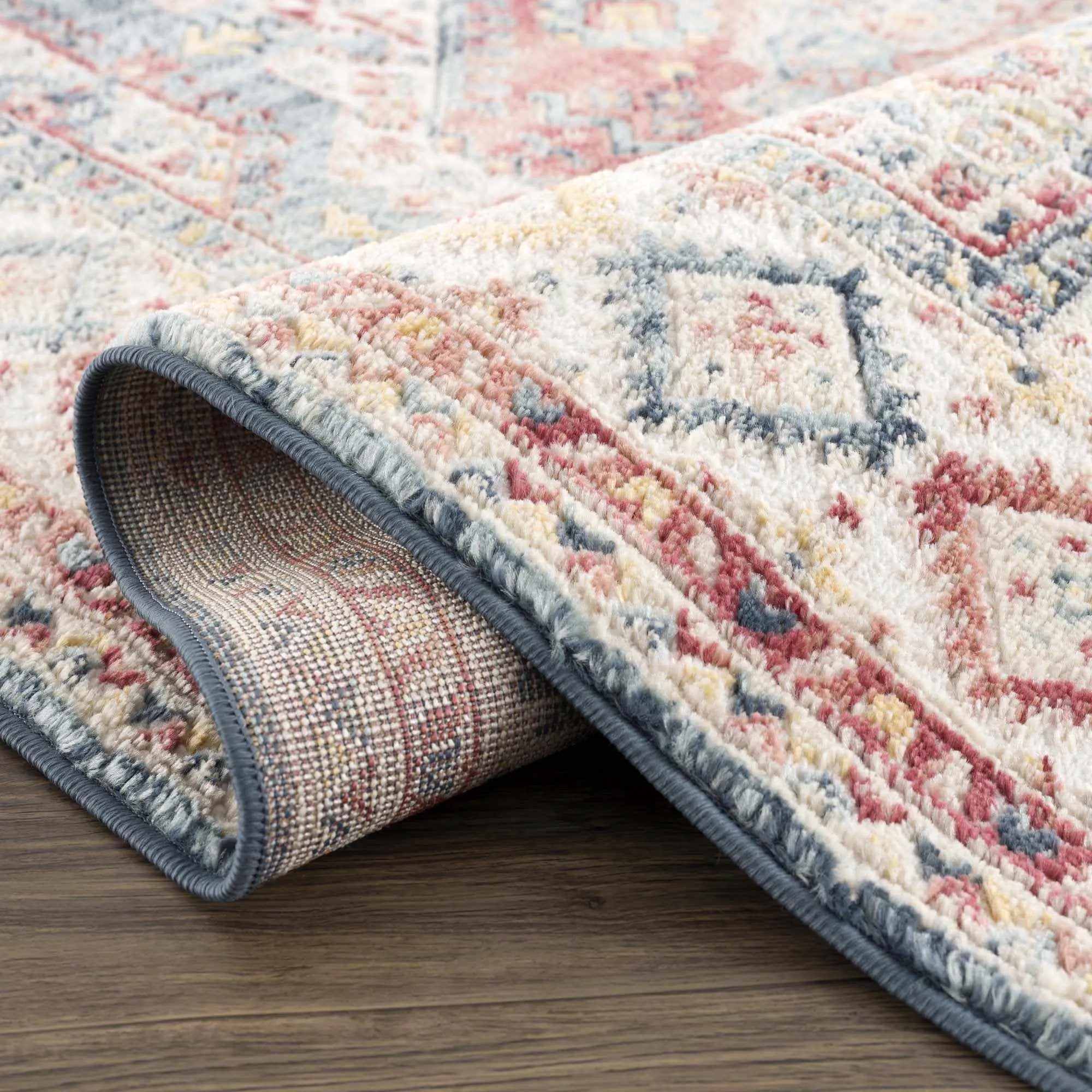 Brend Rust Medallion Area Rug - Clearance by Boutique Rugs