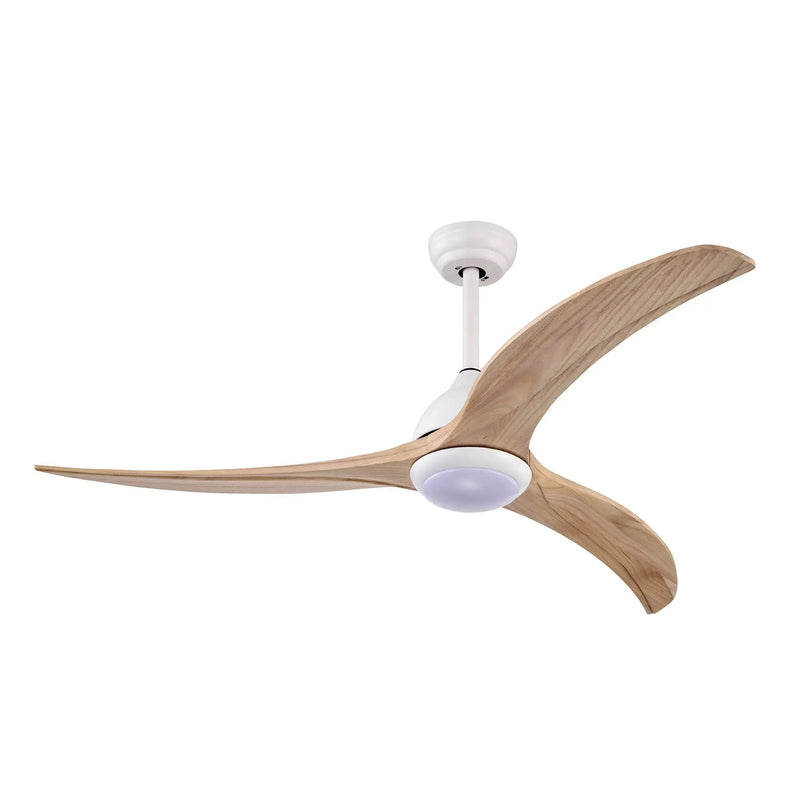Indoor Outdoor Ceiling Fan With Light With Remote Control, Noiseless Reversible Motor, 6 Speed, 3 Color by HouseOfZazla