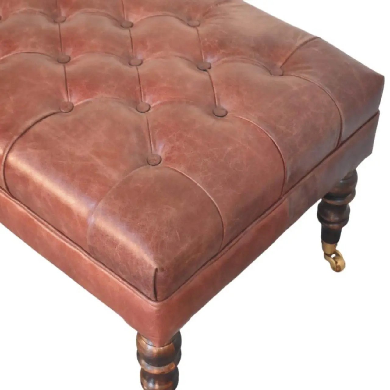 Buffalo - Ottoman With Castor Legs by Unique Piece Furniture