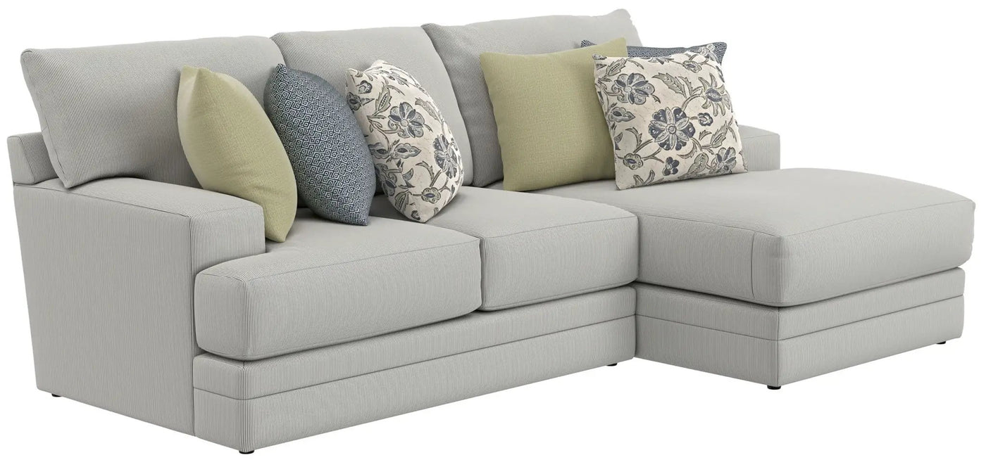 Stockbridge - Sectional With Comfort Coil Seating And 9 Accent Pillows Included by Unique Piece Furniture