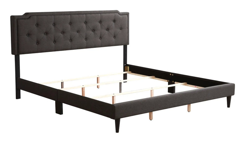 Button Tufted Bed Charming For Cozy Spaces by HouseOfZazla