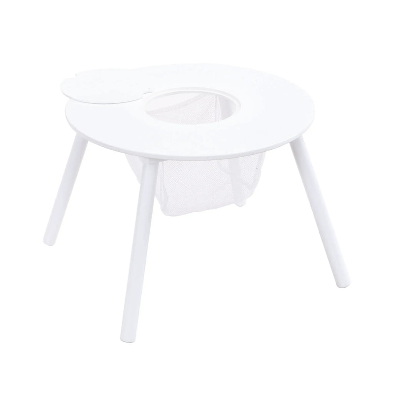 Children's Panel Table With 4 Chairs - White by Unique Piece Furniture