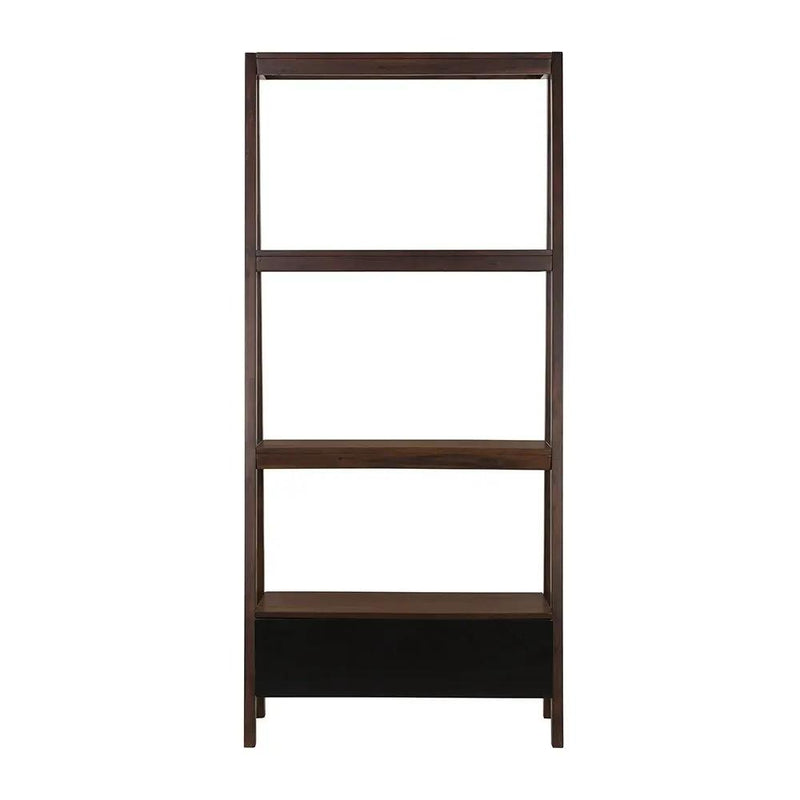 Ladder Shelf, Ladder Style Display Shelf - Natural Wood / Brown by HouseOfZazla
