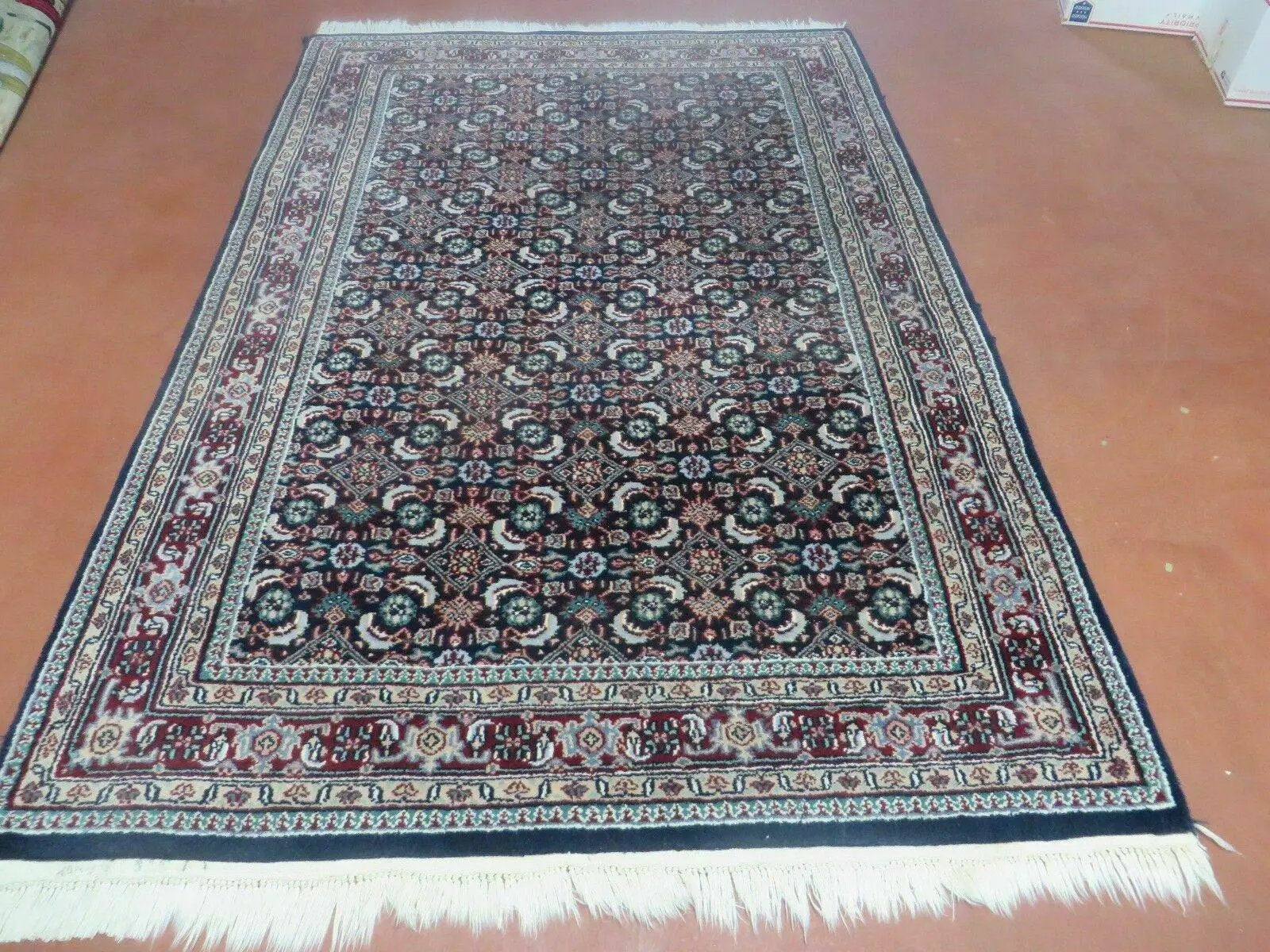 4' X 6' Vintage Handmade Indian Amristar Wool Rug Carpet Nice by Jewel Rugs