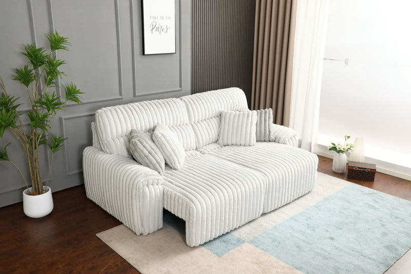 Jaya - Power Motion Sofa With Sleeper & USB Port - Mondo Gray by Unique Piece Furniture