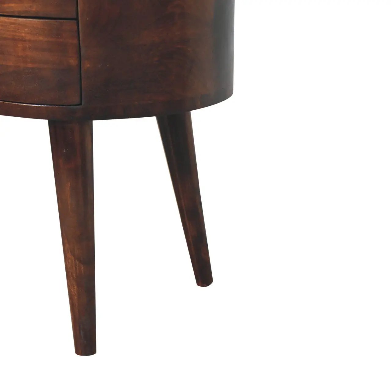 Rounded Bedside Table by HouseOfZazla
