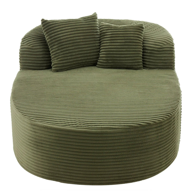 Modern Chaise Lounge Sofa Boneless Couch With Supportive Pillows by Unique Piece Furniture