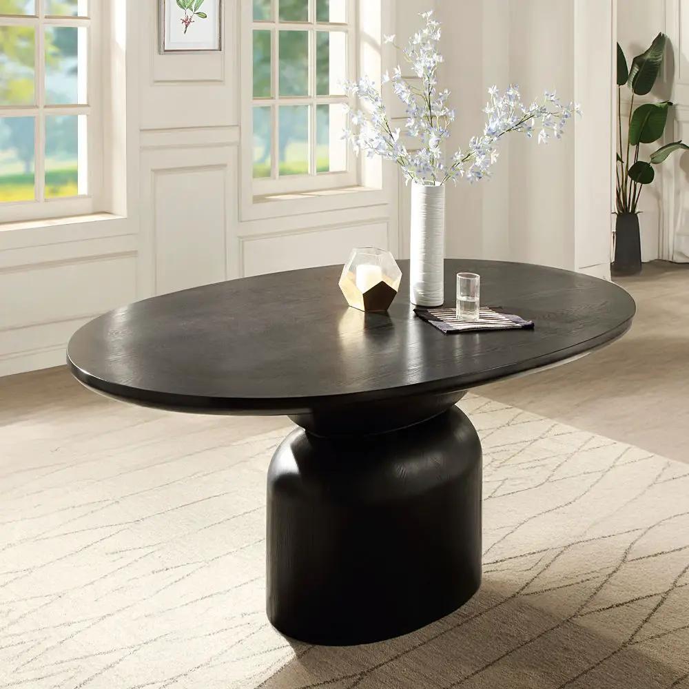 Marioly - Dining Table - Ash Black by Unique Piece Furniture
