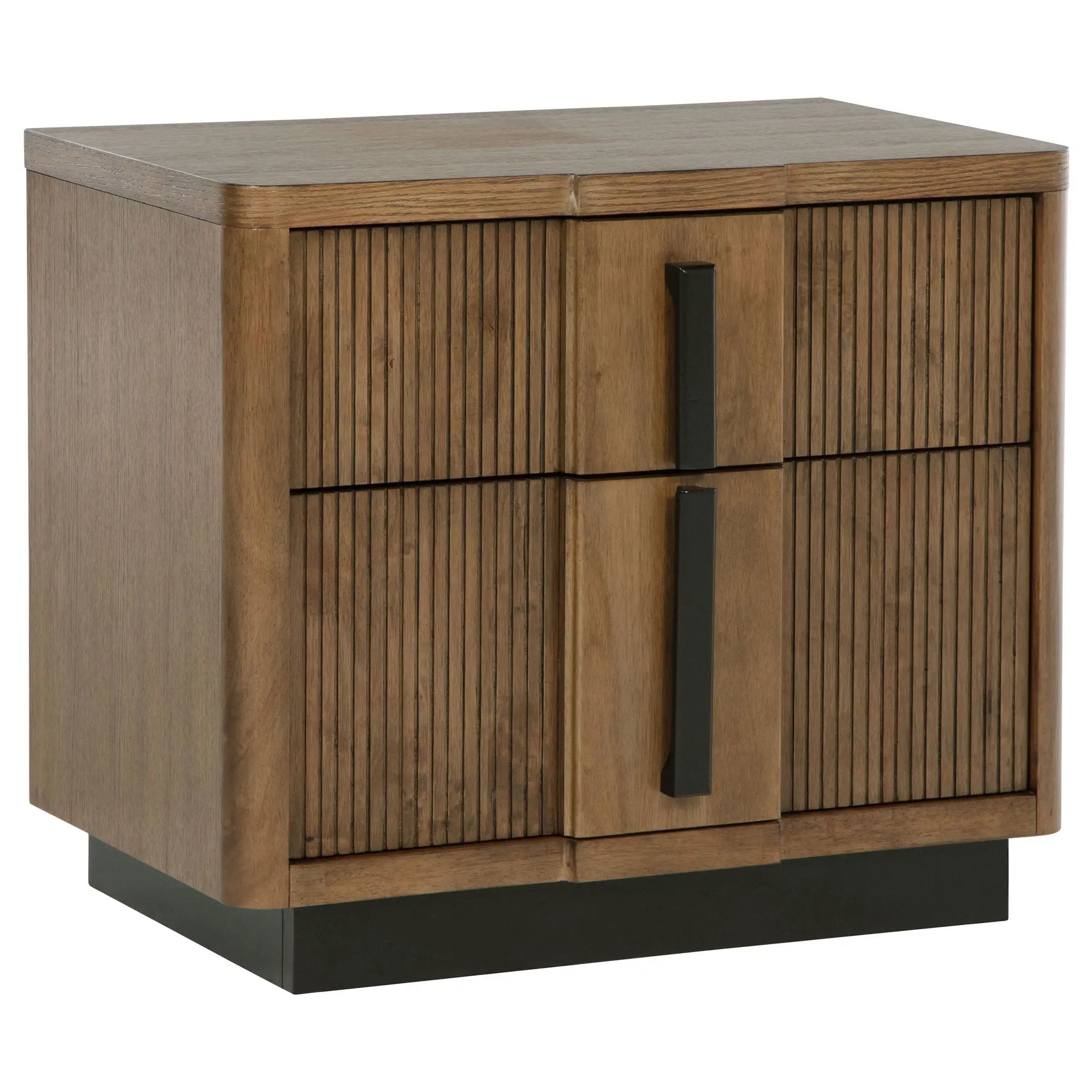 Terrace 2-drawer Nightstand Bedside Table Ash Brown by Unique Piece Furniture