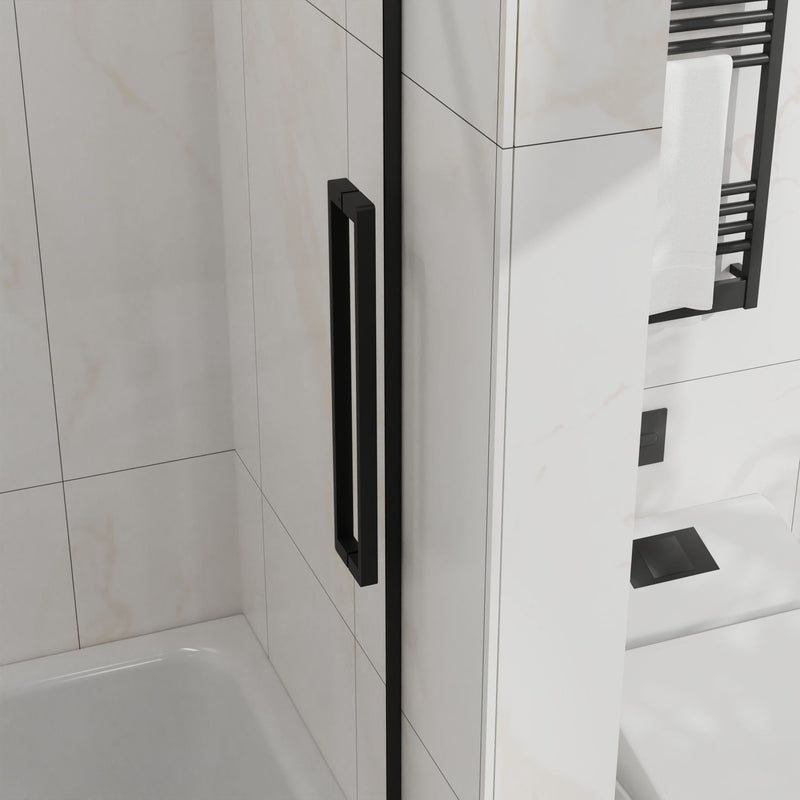 Frameless Tub Sliding Shower Door With Easy Clean Coating by HouseOfZazla