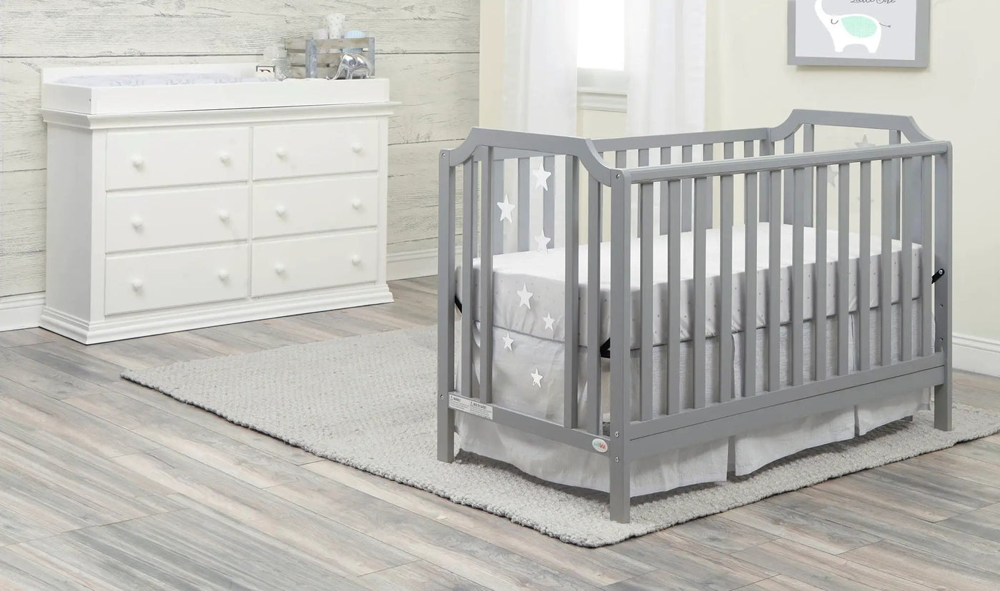 Celeste - 3-in-1 Convertible Island Crib by Unique Piece Furniture