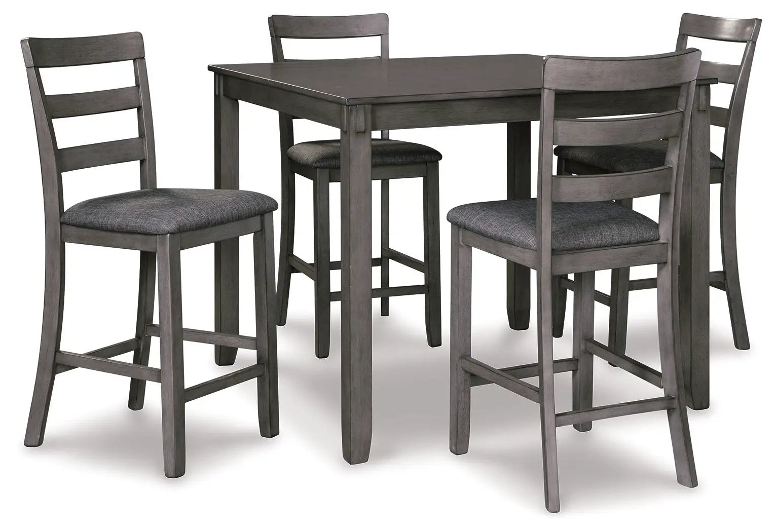 Bridson - Square Counter TBL Set (Set of 5) - Gray by Unique Piece Furniture