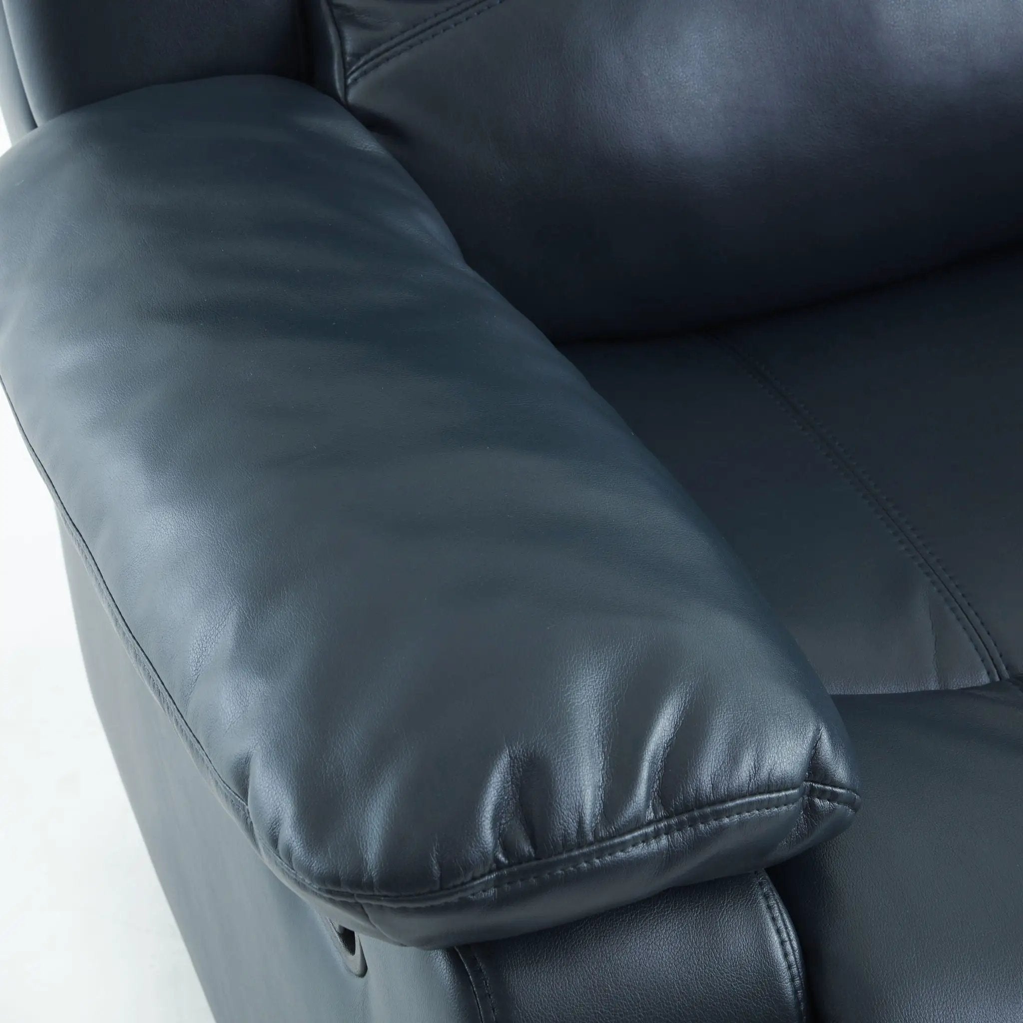 Charlotte - Gel Glider Recliner - Blue by HouseOfZazla