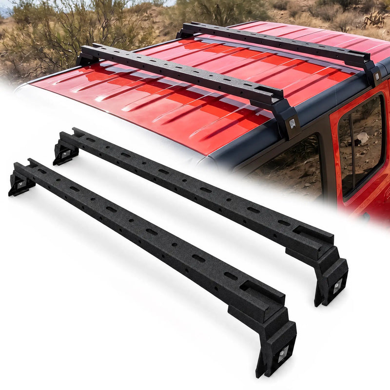 Roof Rack Cross Bars for Jeep Wrangler & Gladiator by HouseOfZazla