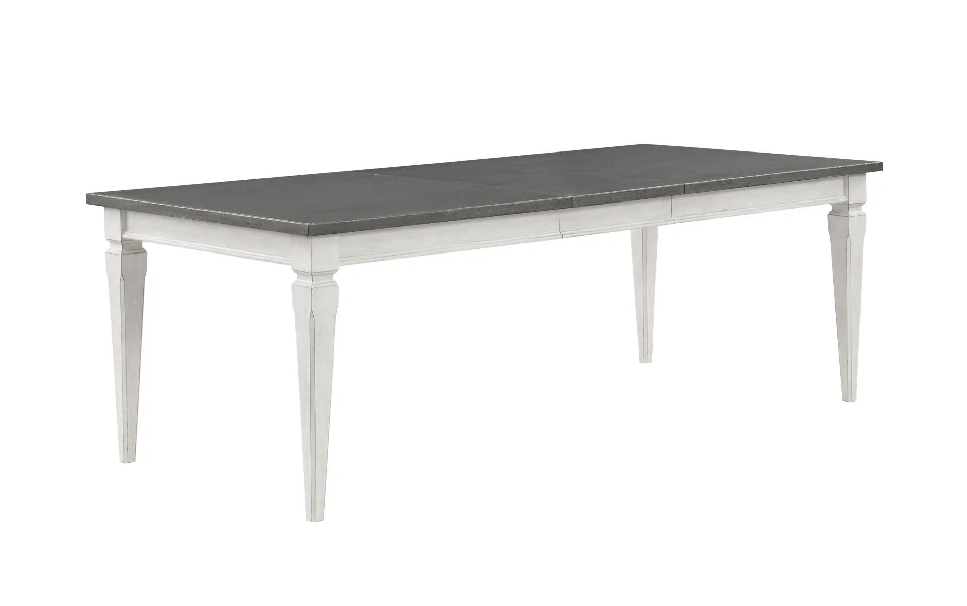 Katia - Dining Table With Leaf - Gray / White by Unique Piece Furniture