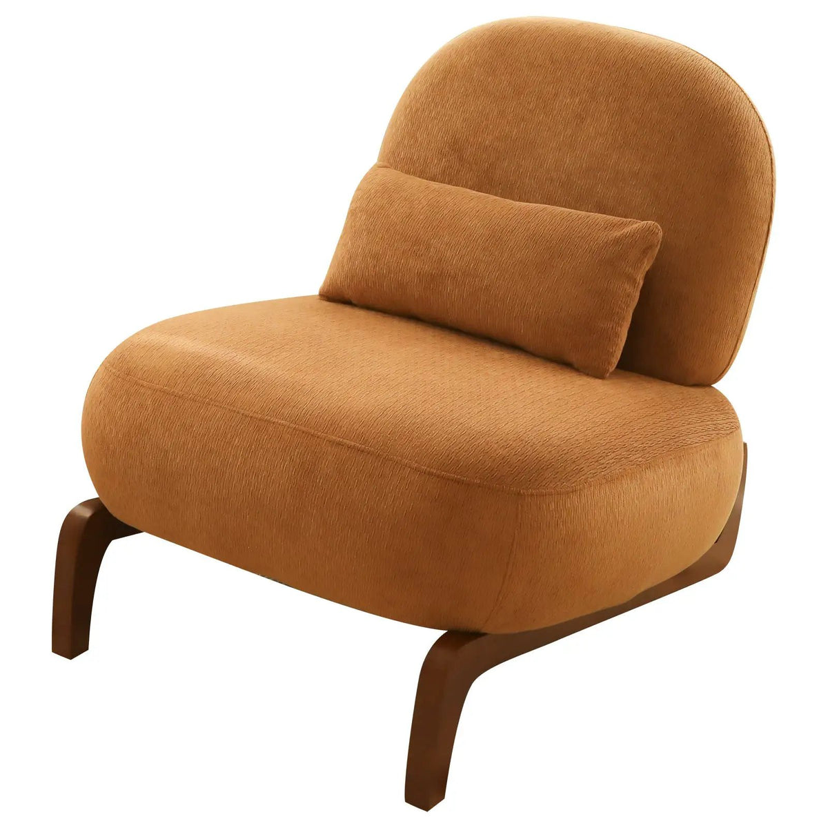 Cute Accent Chair with Solid Wood Legs by HouseOfZazla