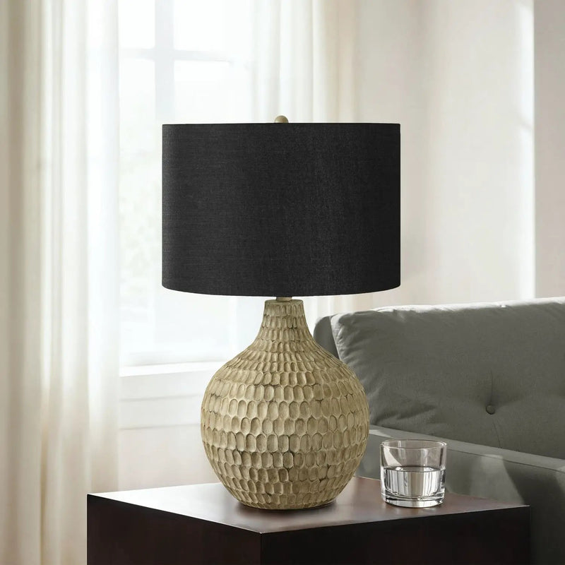 Lighting, Table Lamp, Resin, Contemporary - Brown by Unique Piece Furniture