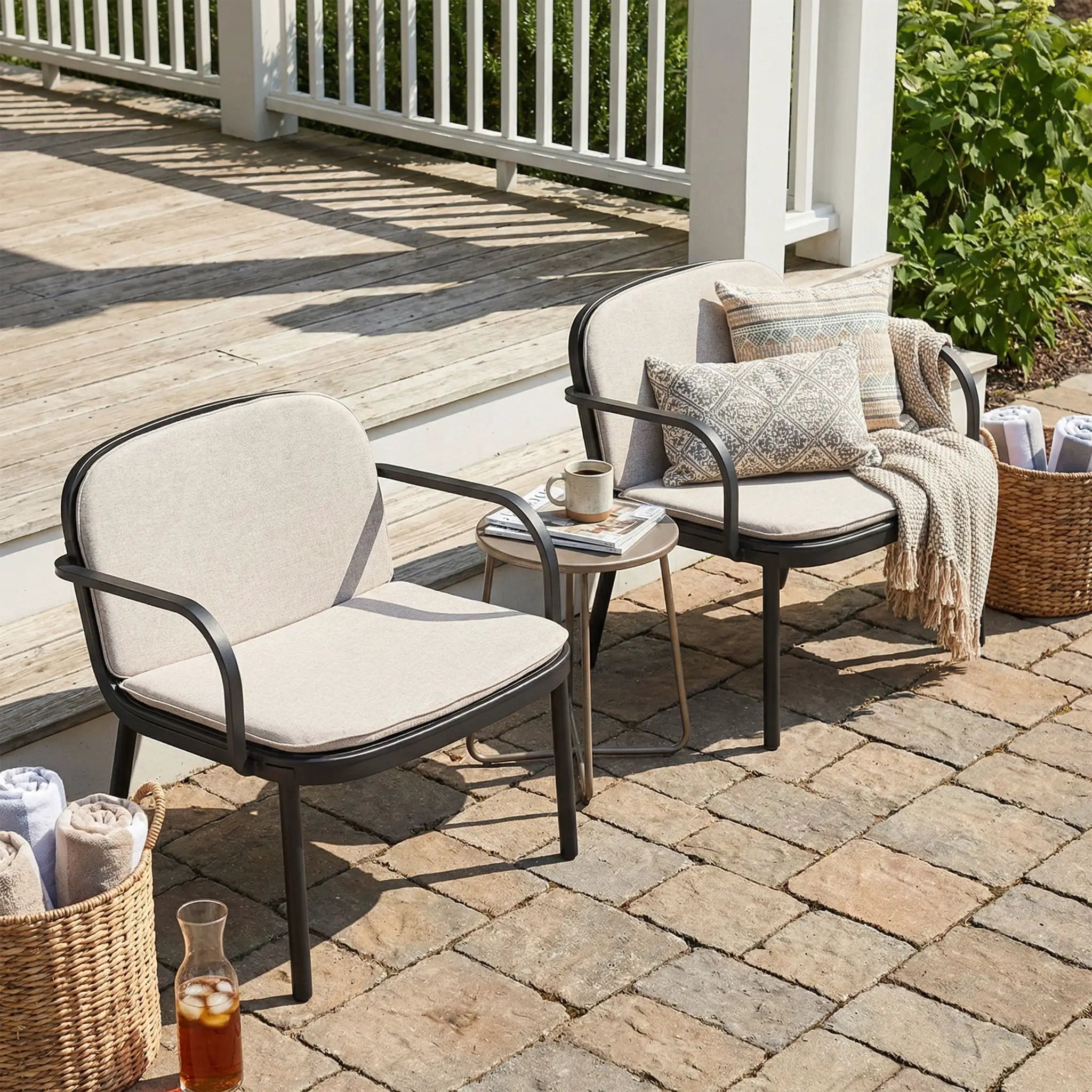 Luna Outdoor Club Chair Set of 2 by HouseOfZazla