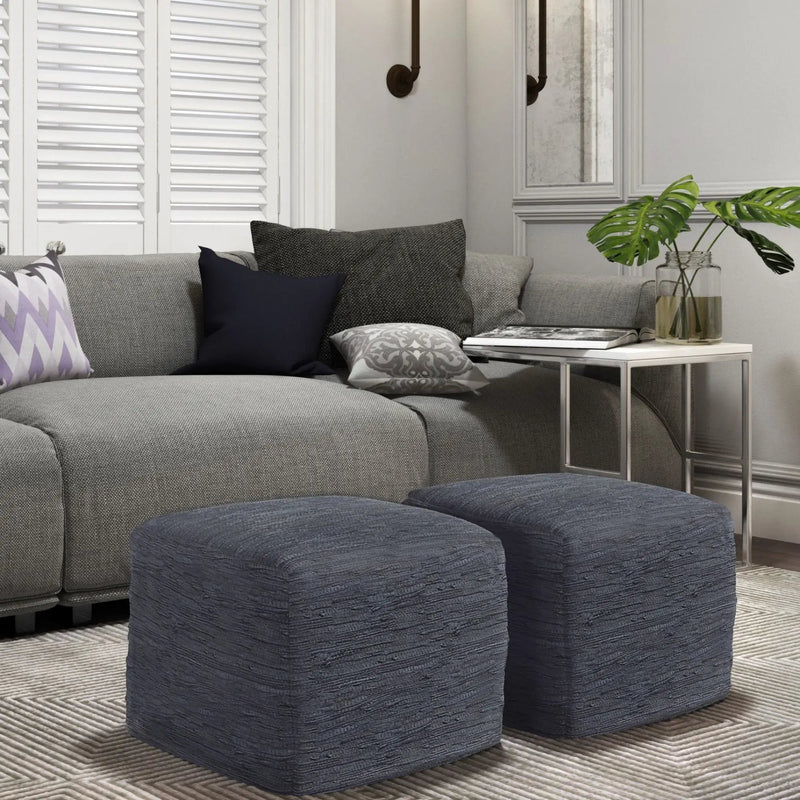 Fredrik - Handcrafted Square Pouf by HouseOfZazla