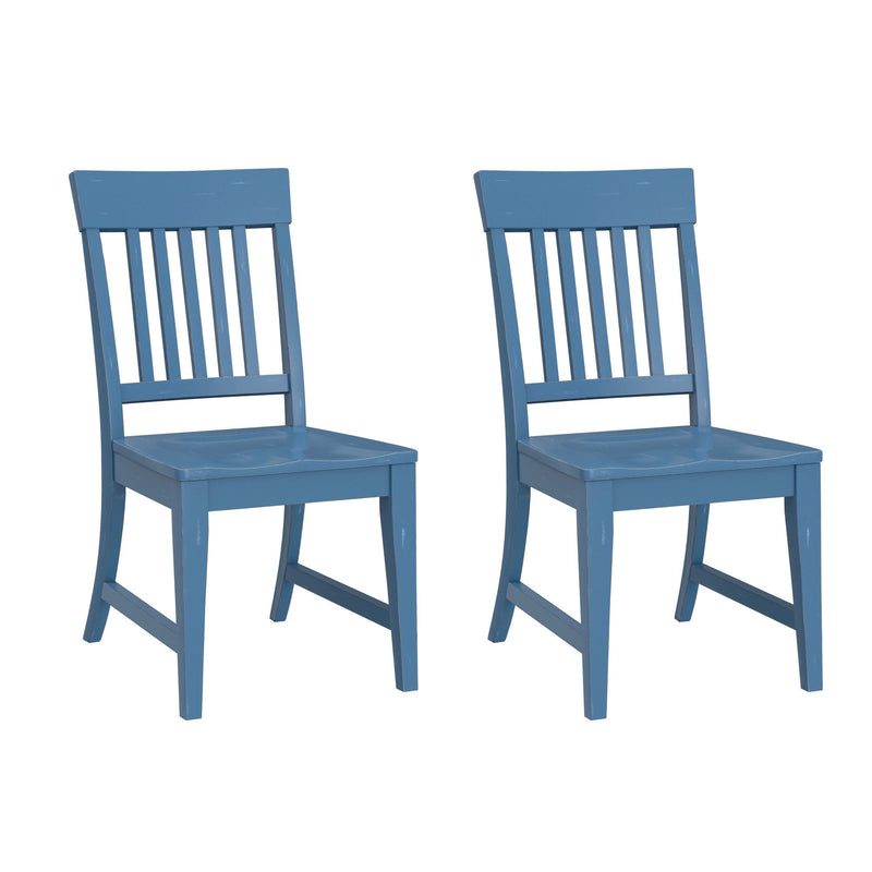 Haidel - Slat Back Dining Chairs (Set of 2) by HouseOfZazla