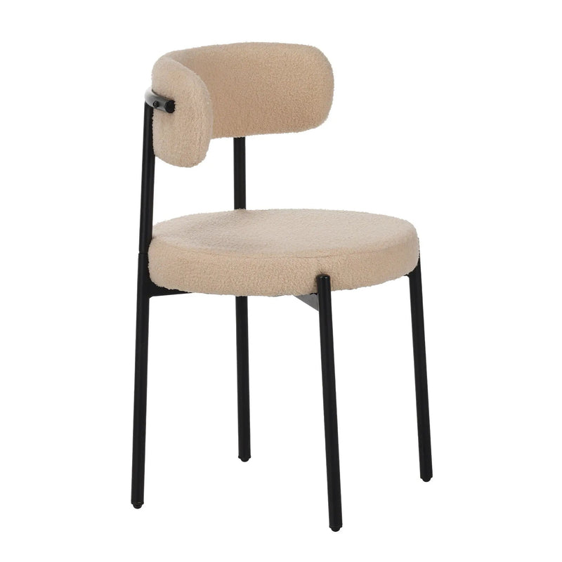 Medieval - Curved Back Kitchen Dining Chairs (Set of 4) - Beige by Unique Piece Furniture