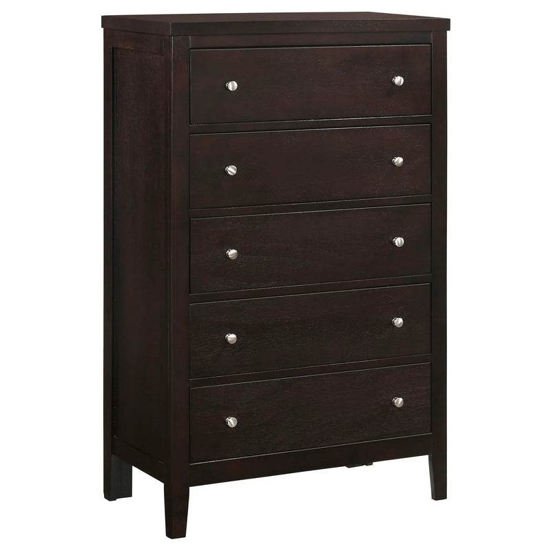 Payton - 5 Drawer - Cappuccino by HouseOfZazla