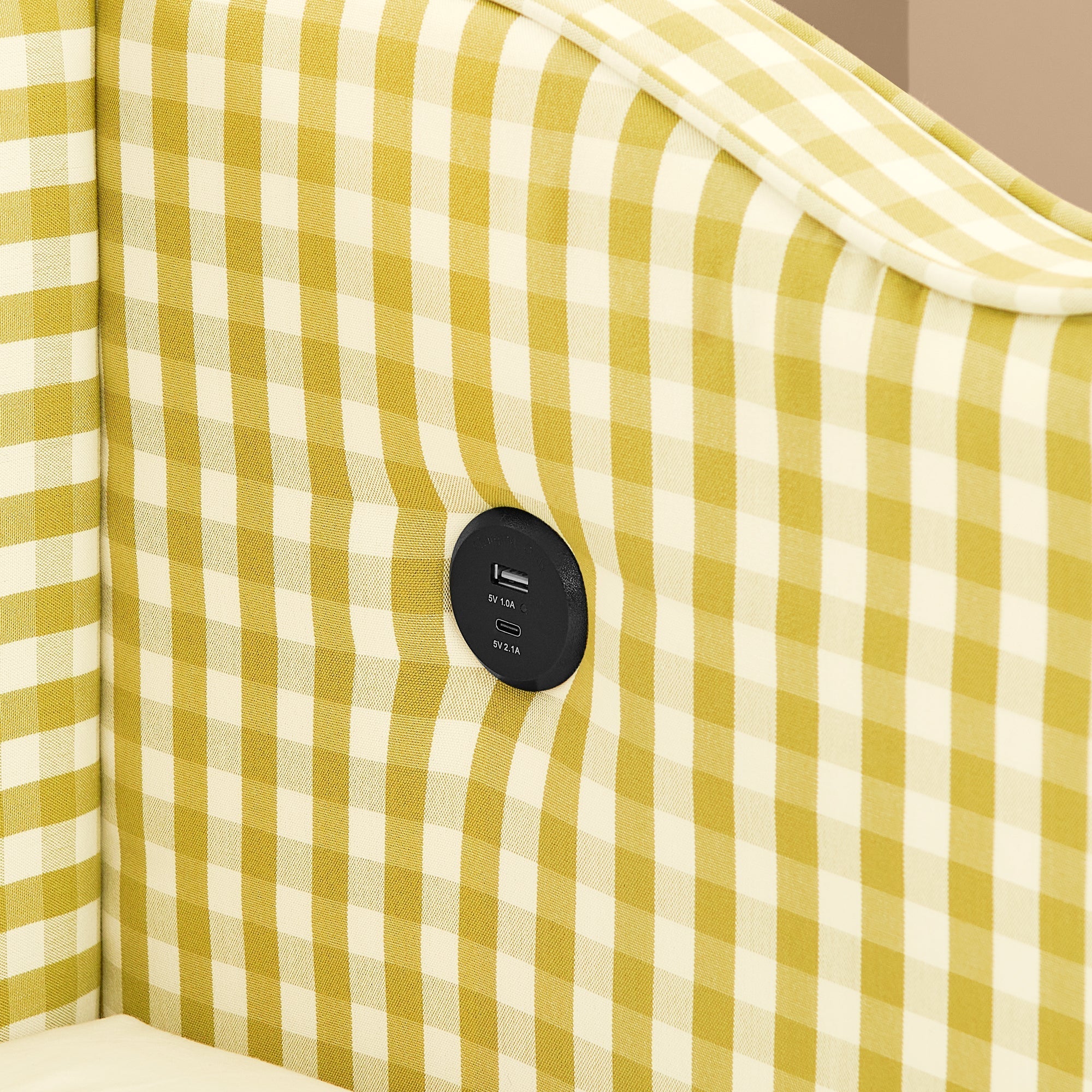 Cozy Gingham Daybed with Trundle Twin Size Sofa Bed by HouseOfZazla